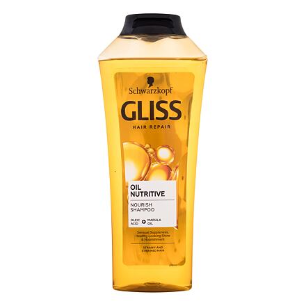 Schwarzkopf Gliss Oil Nutritive Shampoo regenerační šampon na dlouhé vlasy s roztřepenými konečky 250 ml pro ženy