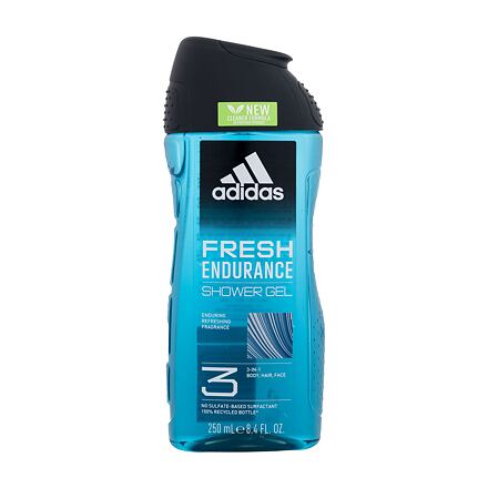 Adidas Fresh Endurance Shower Gel 3-In-1 New Cleaner Formula sprchový gel 250 ml pro muže