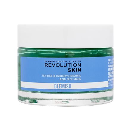 Revolution Skincare Blemish Tea Tree & Hydroxycinnamic Acid Face Mask maska pro mastnou a problematickou pleť 50 ml pro ženy