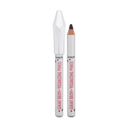 Benefit Gimme Brow+ Volumizing Pencil Mini tužka na obočí obsahující jemná vlákna a pudr 0.6 g odstín 4 warm deep brown