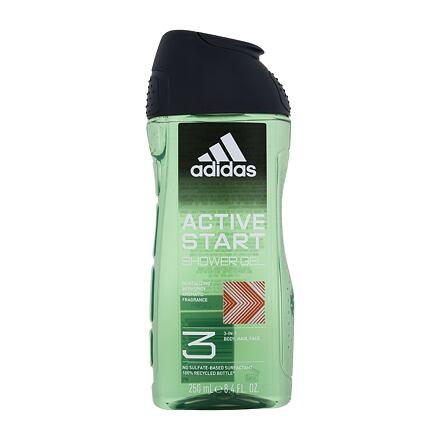 Adidas Active Start Shower Gel 3-In-1 sprchový gel 250 ml pre mužov