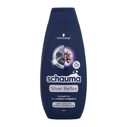 Schwarzkopf Schauma Silver Reflex Shampoo šampon pro šedé, bílé nebo barvené blond vlasy 400 ml pro ženy
