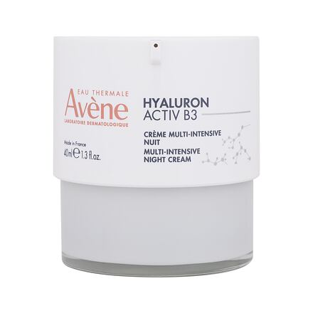 Avene Hyaluron Activ B3 Multi-Intensive Night Cream regenerační a omlazující noční pleťový krém 40 ml pro ženy