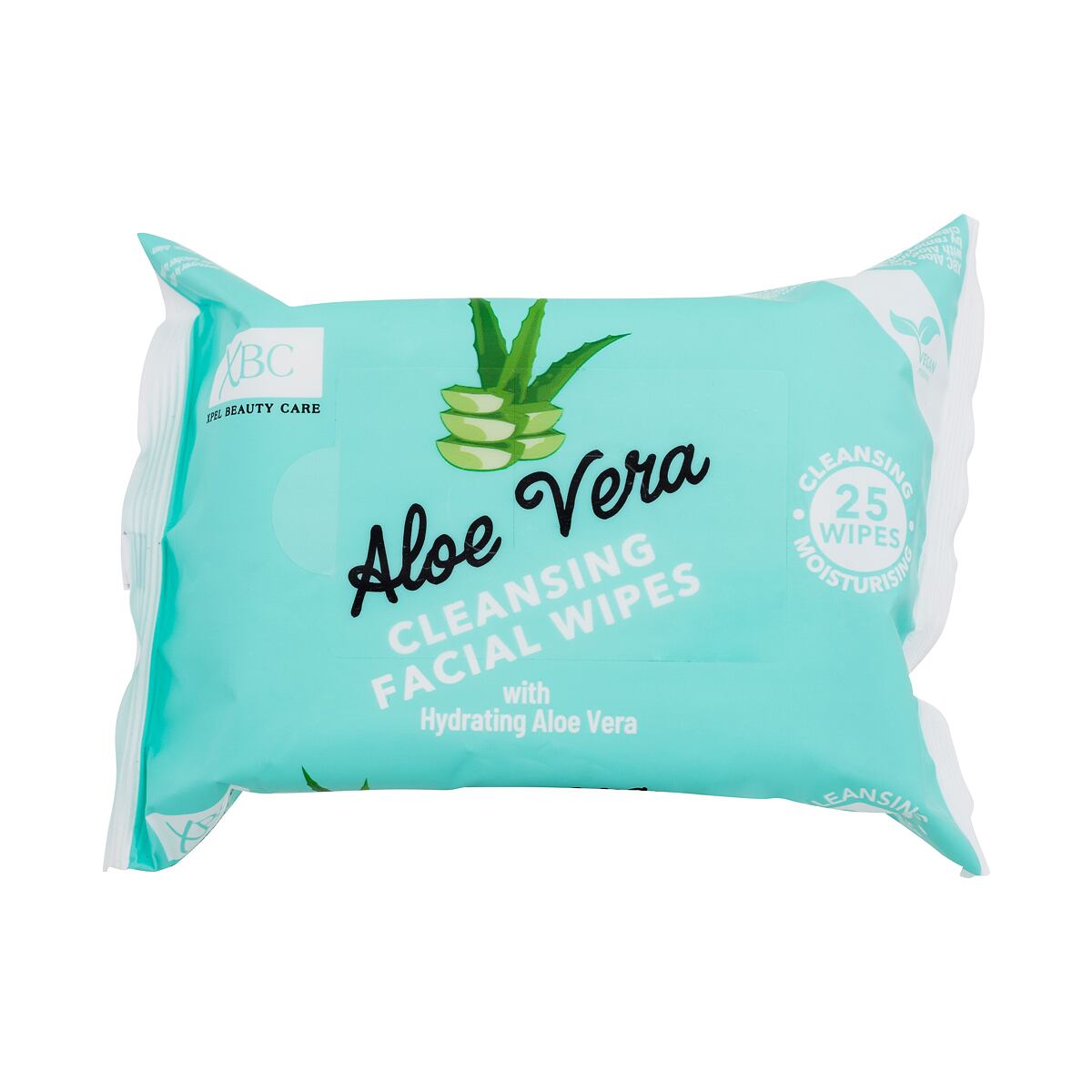 Xpel Aloe Vera Cleansing Facial Wipes hydratační čisticí ubrousky 25 ks