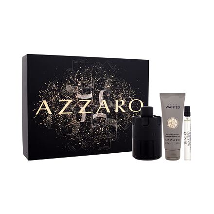 Azzaro The Most Wanted : EDP 100 ml + EDP 10 ml + sprchový gel Wanted 75 ml pro muže
