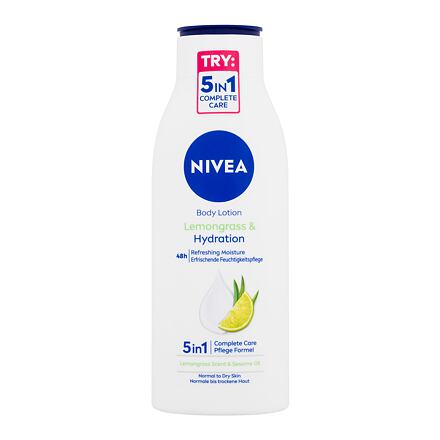 Nivea Lemongrass & Hydration tělové mléko s 48h hydratací 400 ml pro ženy