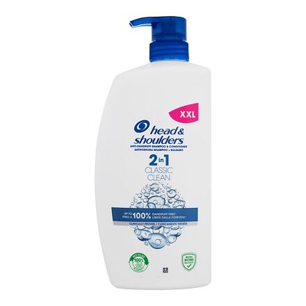 Head & Shoulders Classic Clean 2in1 šampon a kondicionér proti lupům 900 ml unisex