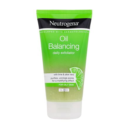 Neutrogena Oil Balancing Face Scrub osvěžující pleťový peeling 150 ml unisex