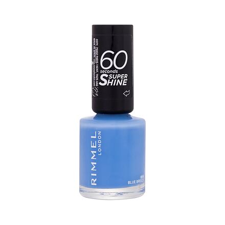 Rimmel London 60 Seconds Super Shine rychleschnoucí lak na nehty 8 ml odstín 856 Blue Breeze