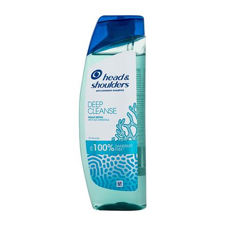 Head & Shoulders Deep Cleanse Scalp Detox Anti-Dandruff Shampoo hloubkově čisticí šampon proti mastnotě a lupům 300 ml unisex