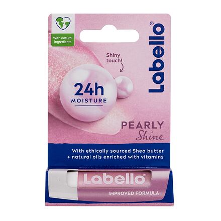 Labello Pearly Shine 24h Moisture Lip Balm hydratační balzám na rty s jemným zbarvením 4.8 g