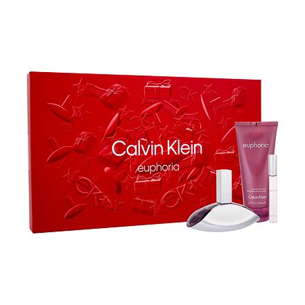 Calvin Klein Euphoria : EDP 100 ml + EDP 10 ml + tělové mléko 200 ml pro ženy