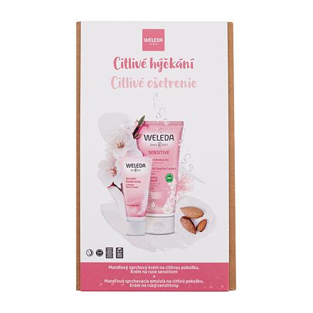 Weleda Almond : sprchový krém Almond Sensitive Shower Cream 200 ml + krém na ruce Sensitive Hand Cream 50 ml pro ženy