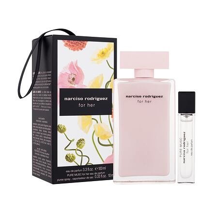 Narciso Rodriguez For Her : EDP 100 ml + EDP Pure Musc 10 ml pro ženy