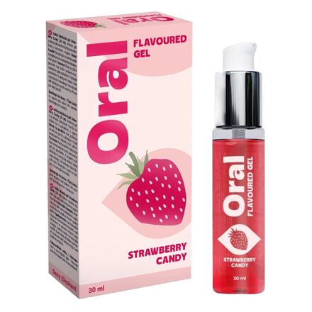 Sexy Elephant Oral Flavoured Gel Strawberry Candy orální lubrikační gel s příchutí jahodových bonbonů 30 ml