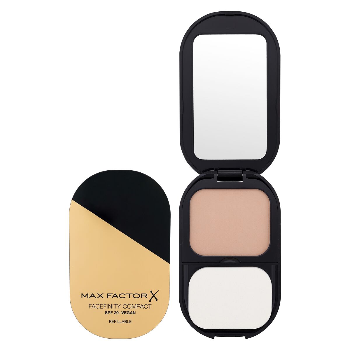 Max Factor Facefinity Compact SPF20 voděodolný pudrový make-up s uv ochranou 10 g odstín 003 Natural Rose