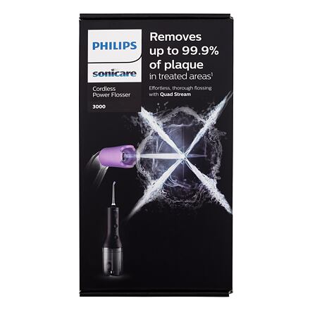 Philips Sonicare Cordless Power Flosser 3000 HX3826/33 Black přenosná ústní sprcha pro čištění mezizubních prostor