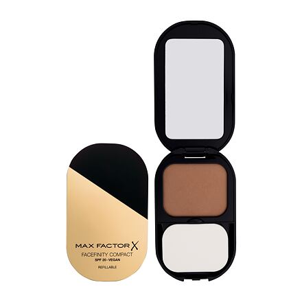 Max Factor Facefinity Compact SPF20 voděodolný pudrový make-up s uv ochranou 10 g odstín 009 Caramel