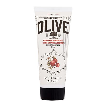 Korres Pure Greek Olive Body Cream Pomegranate hydratační tělový krém s vůní granátového jablka 200 ml pro ženy