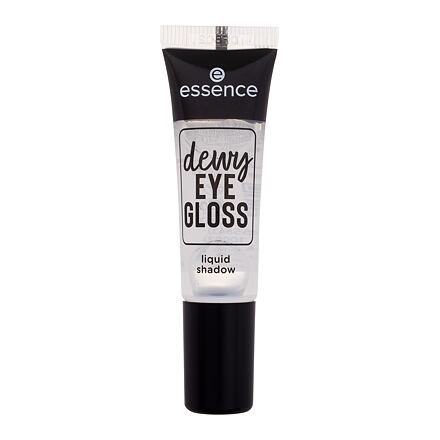 Essence Dewy Eye Gloss tekuté oční stíny s lesklou texturou 8 ml odstín 01 Crystal Clear