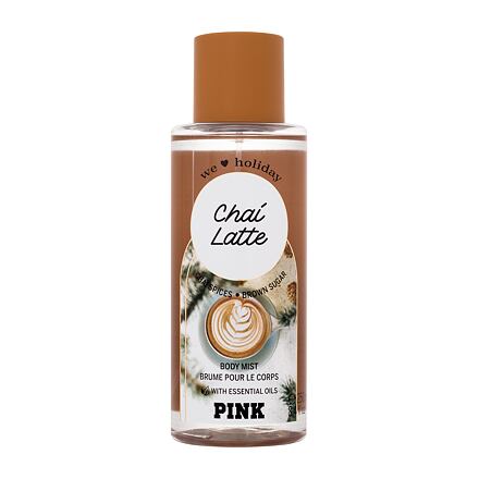 Victoria´s Secret Pink Chai Latte 250 ml tělový sprej pro ženy