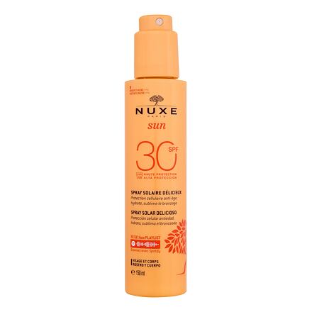 NUXE Sun Delicious Spray SPF30 opalovací mléko ve spreji na tělo a obličej 150 ml