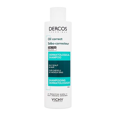 Vichy Dercos Oil Control Shampoo šampon proti nadměrné produkci kožního mazu 200 ml pro ženy