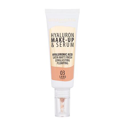 Dermacol Hyaluron Make-Up & Serum pečující tekutý make-up 25 g odstín 03 Sand