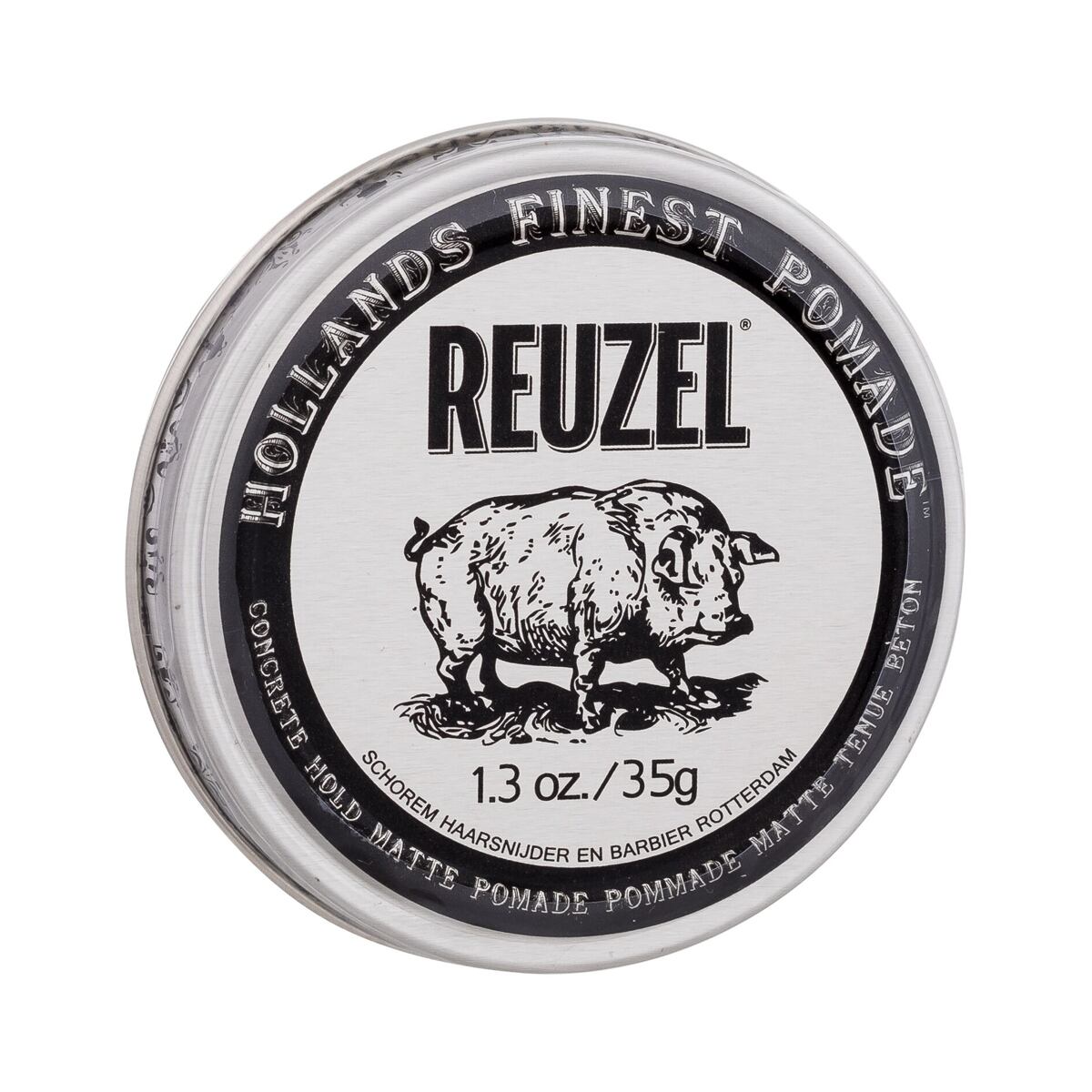 Reuzel Hollands Finest Pomade Concrete Hold Matte krémová pomáda na vlasy s extra silnou fixací 35 g 35 g pre mužov