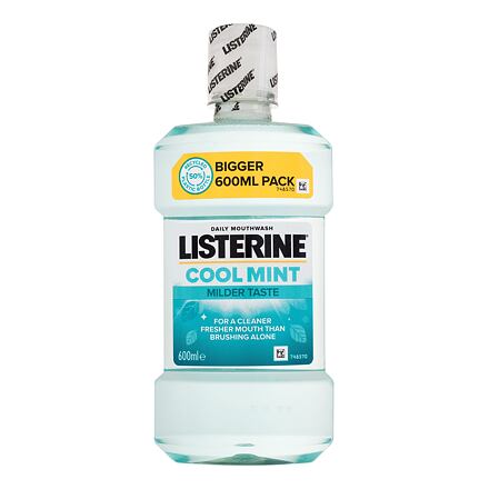 Listerine Cool Mint Mild Taste Mouthwash ústní voda pro svěží dech 600 ml 600 ml