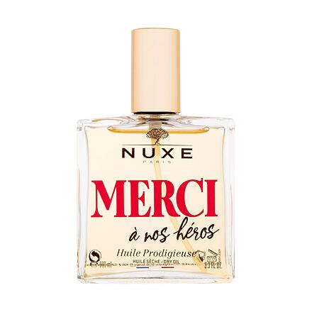 NUXE Huile Prodigieuse Merci A Nos Héros multifunkční zkrášlující suchý olej na obličej, tělo a vlasy 100 ml pro ženy