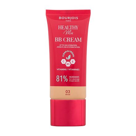 BOURJOIS Paris Healthy Mix Clean & Vegan BB Cream bb krém 30 ml 03 Beige
