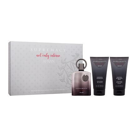 Afnan Supremacy Not Only Intense dárková sada parfémový extrakt 100 ml + balzám po holení 150 ml + sprchový gel 150 ml pre mužov