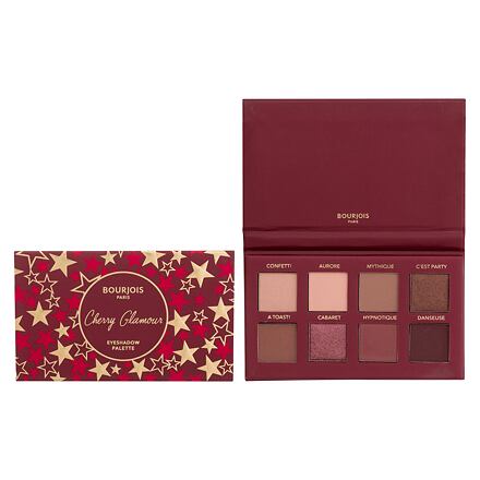 BOURJOIS Paris Cherry Glamour Eyeshadow Palette paletka očních stínů 6.8 g 03 Cherry Glamour