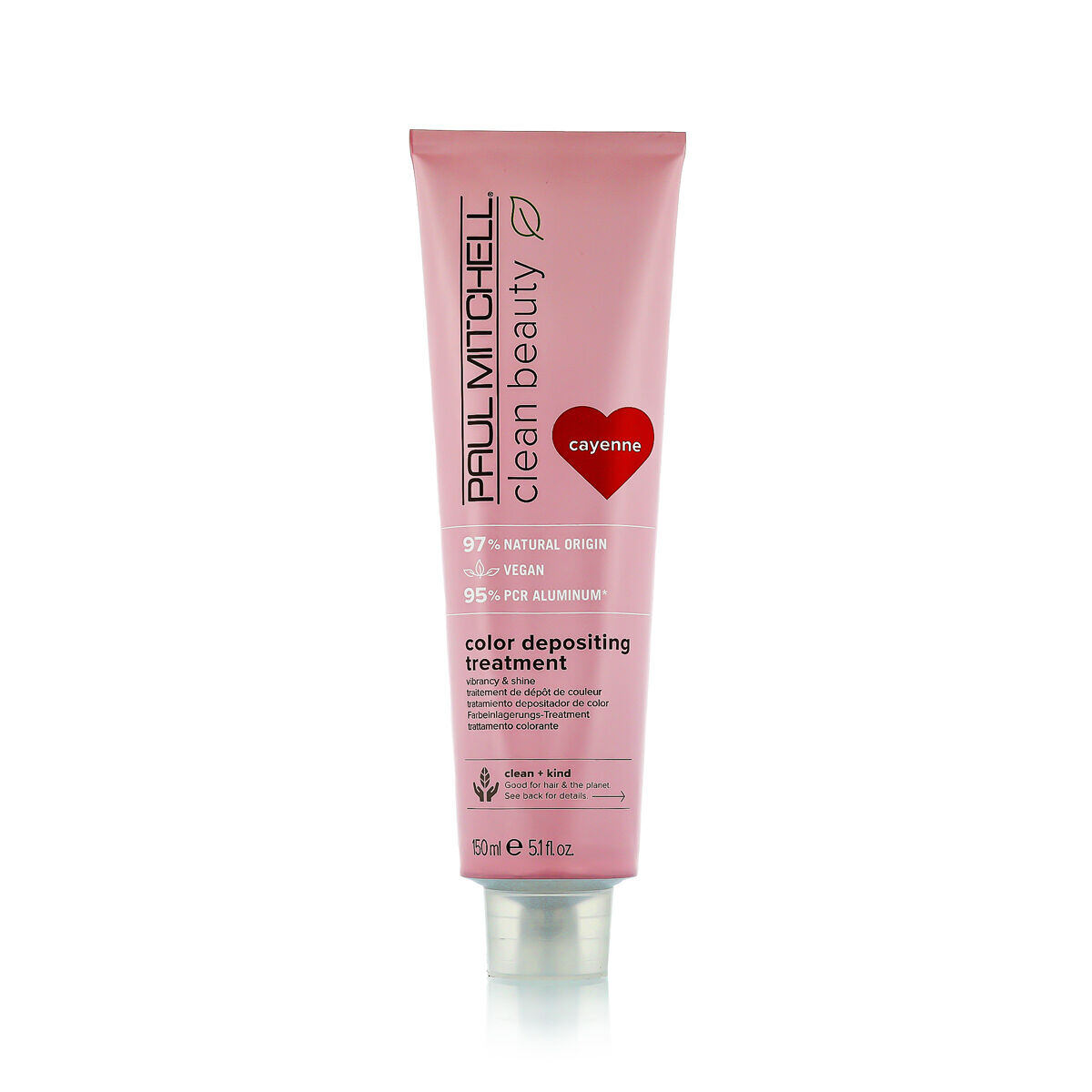 Paul Mitchell Clean Beauty Color Protect Color Depositing Treatment vyživující maska pro barvené vlasy 150 ml 150 ml odstín cayenne pre ženy