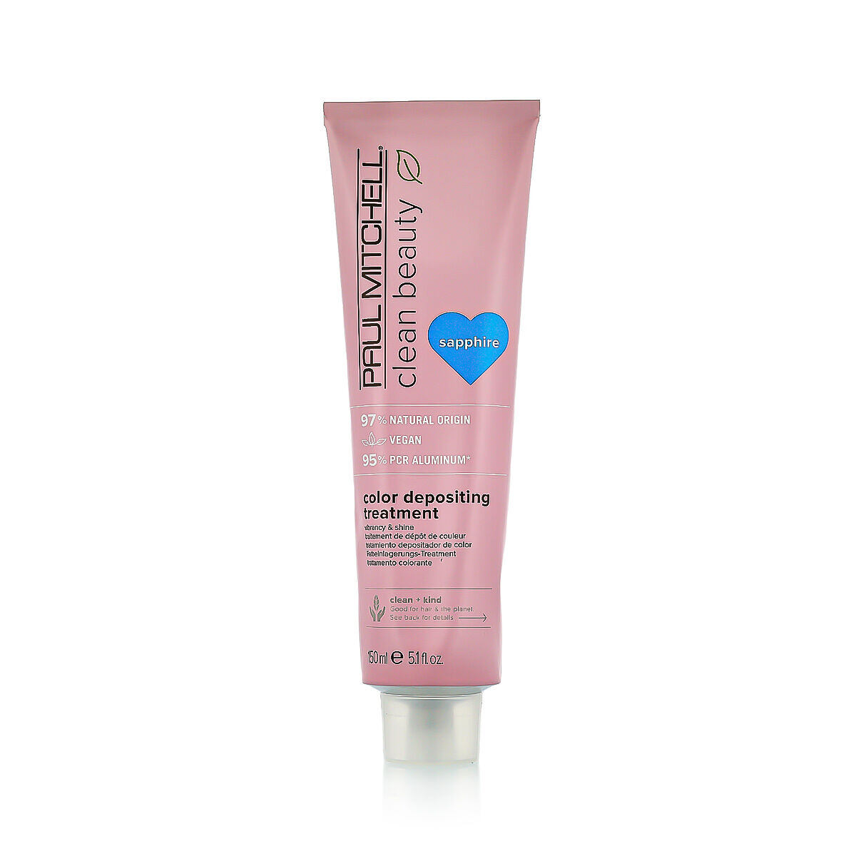 Paul Mitchell Clean Beauty Color Protect Color Depositing Treatment vyživující maska pro barvené vlasy 150 ml sapphire pro ženy