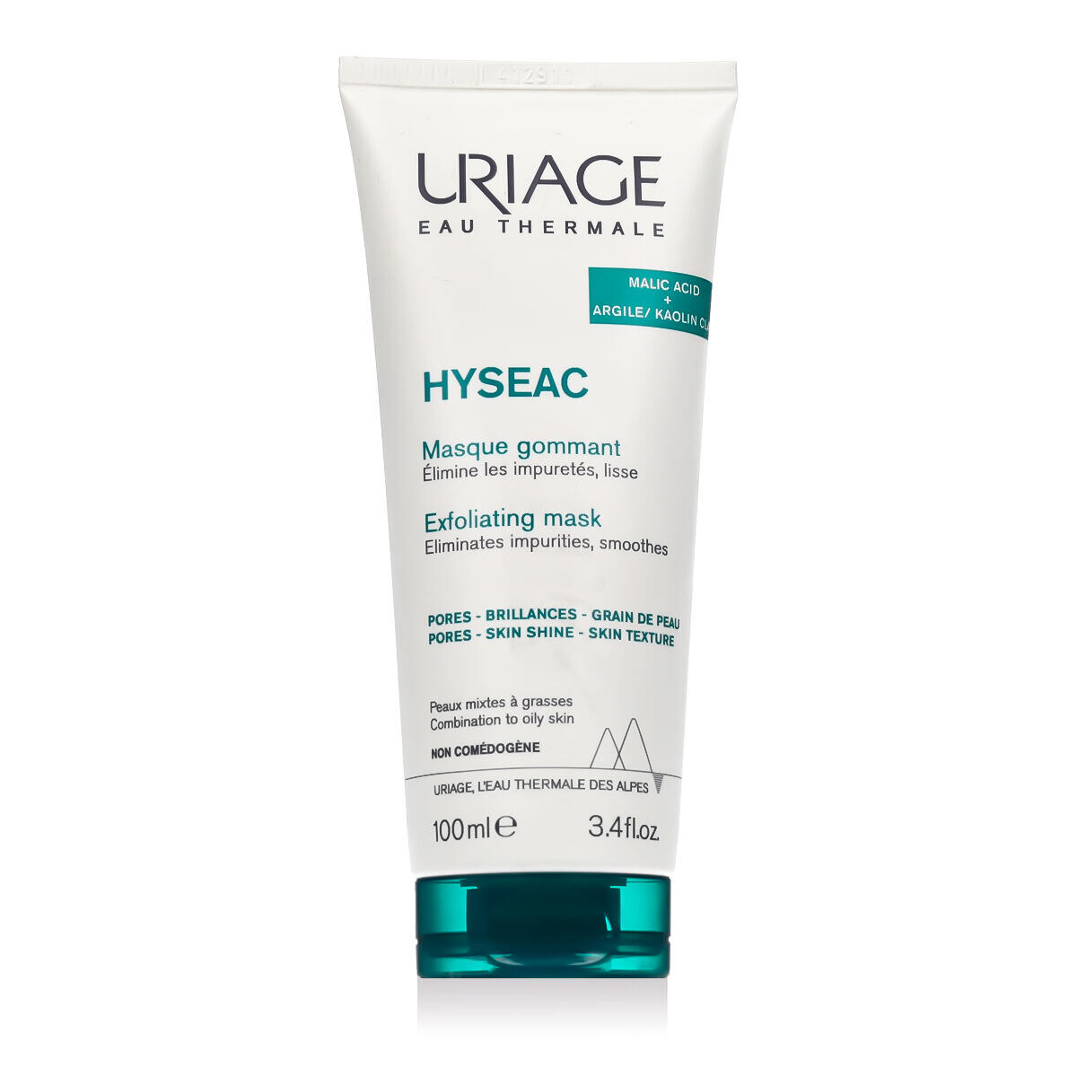 Uriage Hyséac Exfoliating Mask peelingová maska pro smíšenou až mastnou pleť 100 ml 100 ml unisex