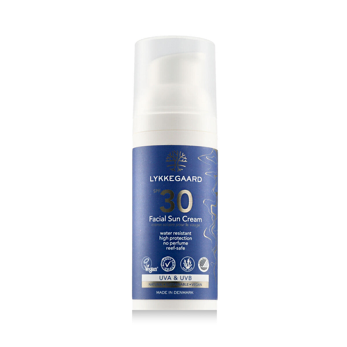 Lykkegaard Sun Facial Sun Cream SPF30 opalovací krém na obličej 50 ml 50 ml unisex