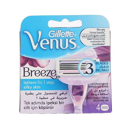 Gillette Venus Breeze náhradní břit 4 ks pro ženy