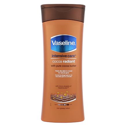 Vaseline Intensive Care Cocoa Radiant rozjasňující tělové mléko pro suchou pokožku 400 ml unisex