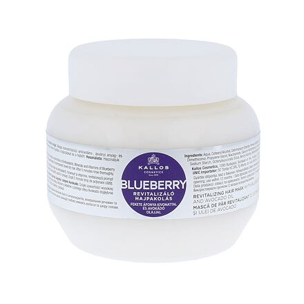 Kallos Cosmetics Blueberry regenerační maska pro suché a poškozené vlasy 275 ml pro ženy