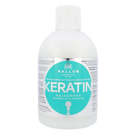 Kallos Cosmetics Keratin regenerační šampon na vlasy s keratinem 1000 ml pro ženy