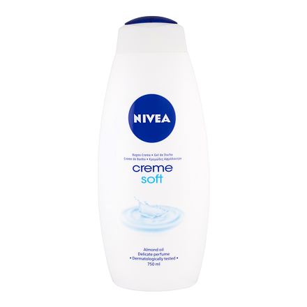 Nivea Creme Soft pečující sprchový gel s mandlovým olejem 750 ml pro ženy