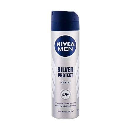 Nivea Men Silver Protect 48h antiperspirant se stříbrem 150 ml pro muže