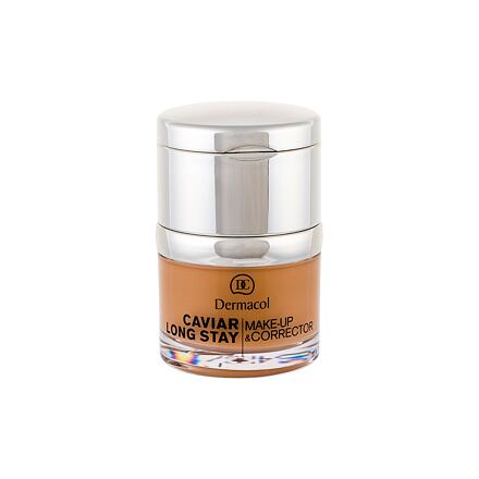 Dermacol Caviar Long Stay Make-Up & Corrector make-up a korektor s výtažkem z kaviáru 30 ml 5 Cappuccino