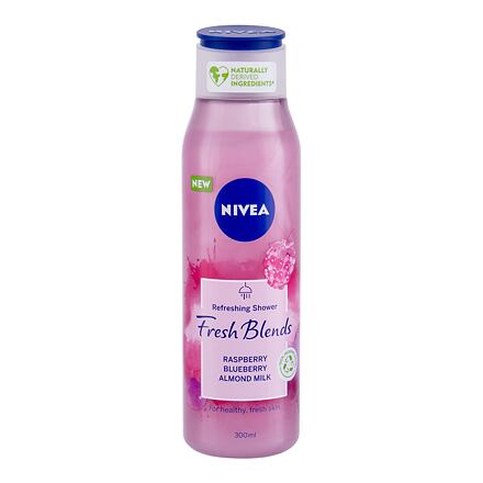 Nivea Fresh Blends Raspberry osvěžující sprchový gel s ovocnou vůní 300 ml pro ženy
