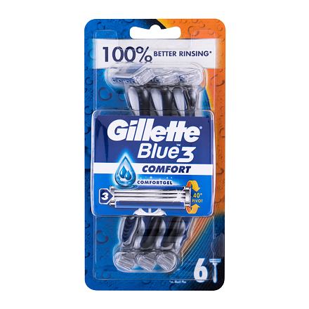 Gillette Blue3 Comfort jednorázová holítka 6 ks pro muže