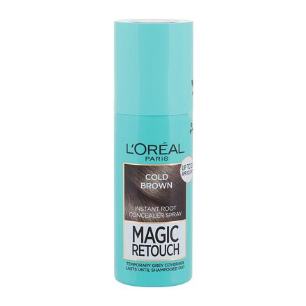 L'Oréal Paris Magic Retouch Instant Root Concealer Spray sprej pro zakrytí odrostů 75 ml odstín Cold Brown pro ženy