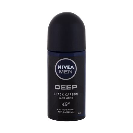 Nivea Men Deep Black Carbon 48H kuličkový antiperspirant 50 ml pro muže