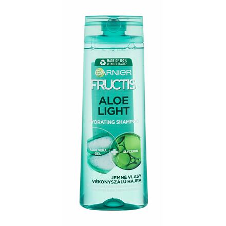 Garnier Fructis Aloe Light hydratační a vyživující šampon pro jemné vlasy 400 ml pro ženy
